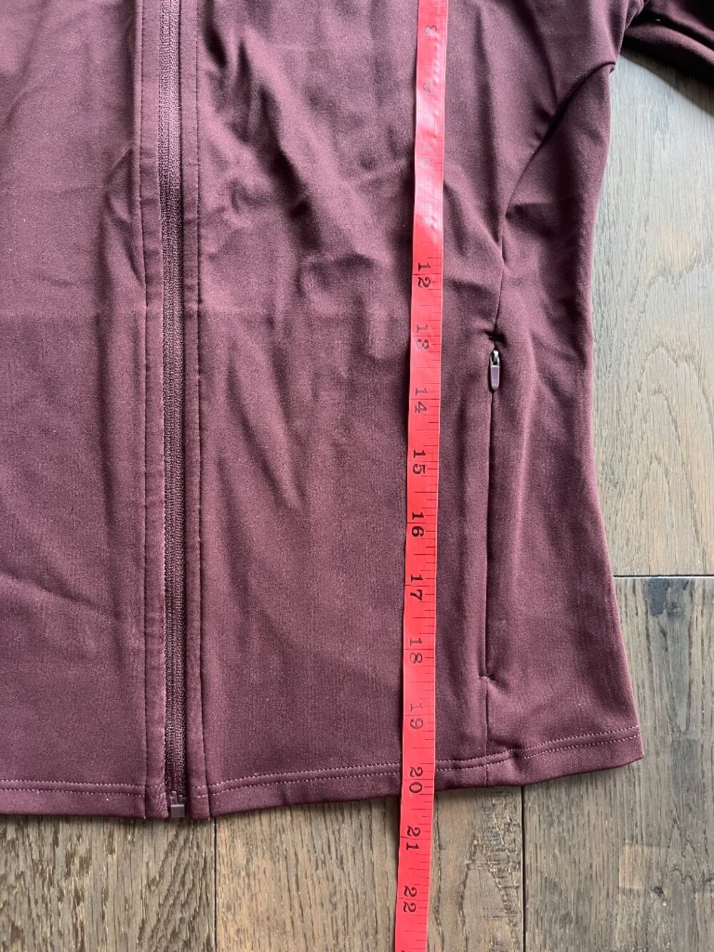 VSX Elevate Contours 3 Piece Set Burgundy Brown Jacket Leggings Sport Bra Size S - Picture 11 of 11